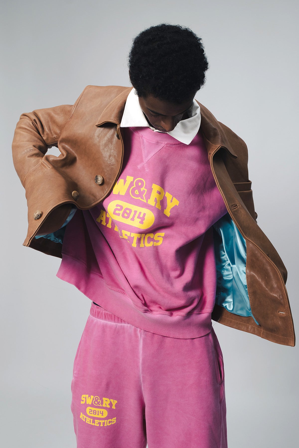 Camel Aged Leather Jacket